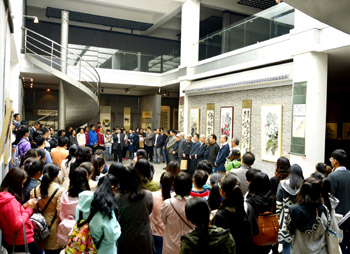 书画展现场